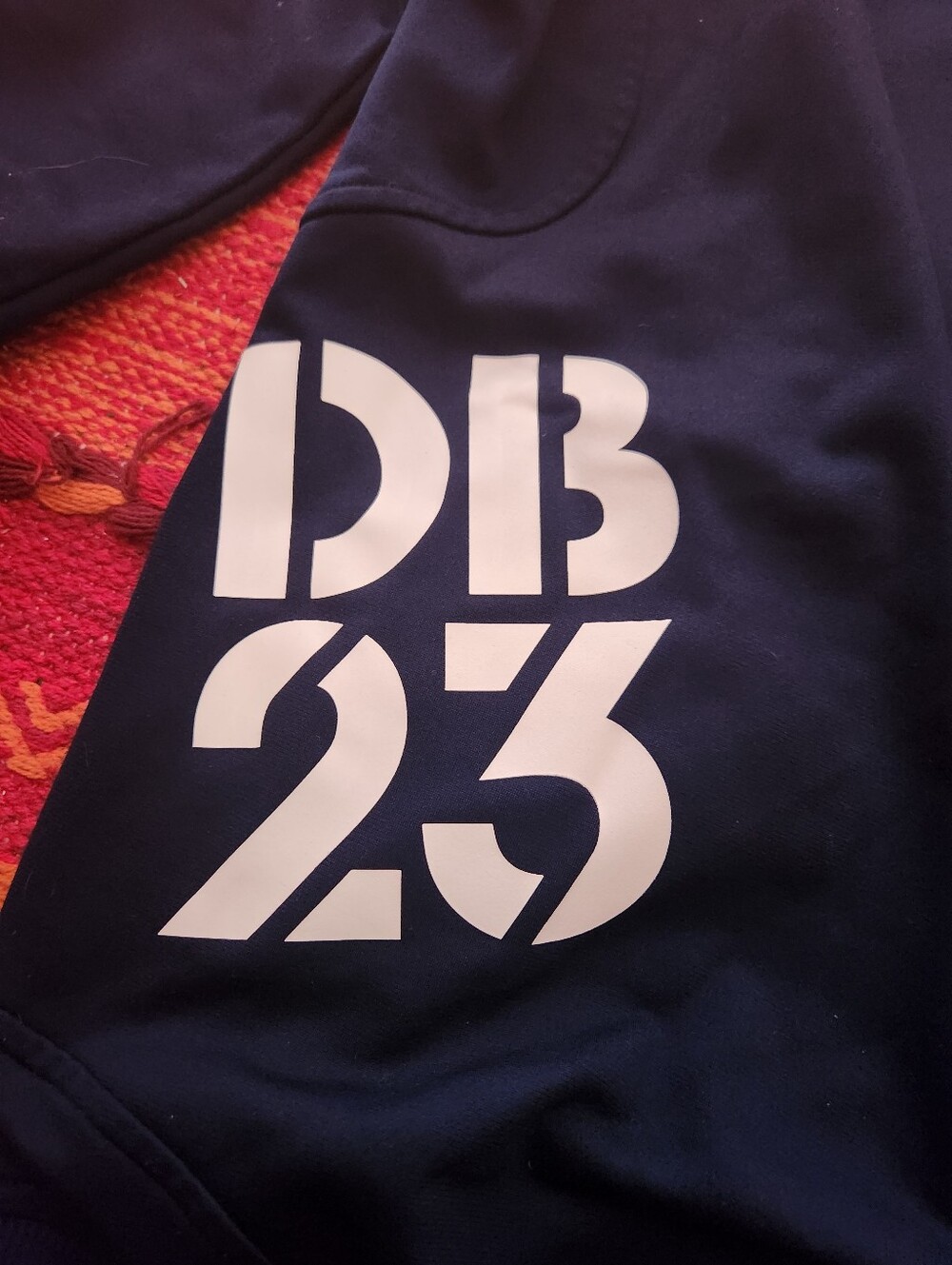 Rare David Beckhman Adidas LA Galaxy Navy Hooded Pullover - Picture 14 of 16